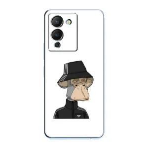 Чехлы с Обезьянами NFT для Infinix Note 12 (G96) (AlphaPrint) (обезьяна NFT Adidas)