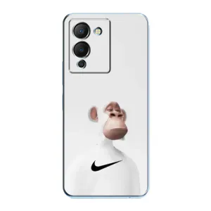 Чехлы с Обезьянами NFT для Infinix Note 12 (G96) (AlphaPrint) (обезьяна NFT Nike)