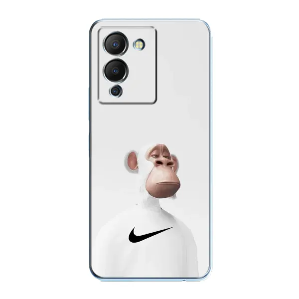 Чохол з принтом «мавпа NFT Nike» для Infinix Note 12 (G96)