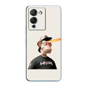 Чехлы с Обезьянами NFT для Infinix Note 12 (G96) (AlphaPrint) (обезьяна NFT в очках)
