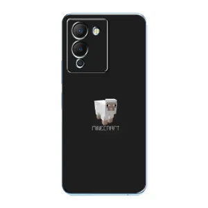 Чехол Майнкрафт на Infinix Note 12 (G96) (AlphaPrint) Minecraft (Овечка Майнкрафт)
