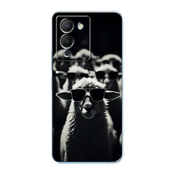 Чехол с принтом «Овечка в очках» для Infinix Note 12 (G96) Чехол с принтом «Овечка в очках» для Infinix Note 12 (G96)