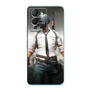 Чехол PUBG для Инфиникс Ноут 12 (G96) (AlphaPrint) (Пабг мен)