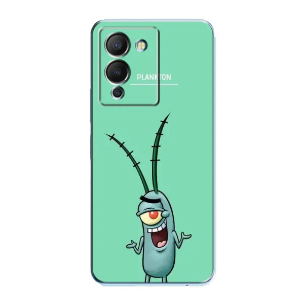 Чехол с принтом «Персонаж Планктон» для Infinix Note 12 (G96) Чехол с принтом «Персонаж Планктон» для Infinix Note 12 (G96)