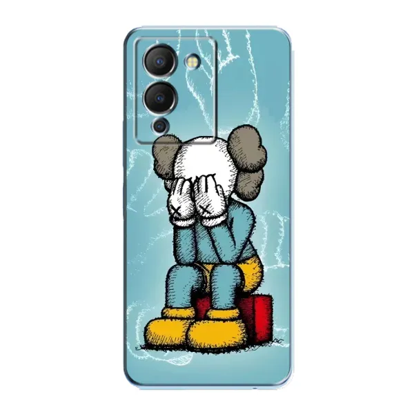 Чехол с принтом «Плач Bearbrick» для Infinix Note 12 (G96)
