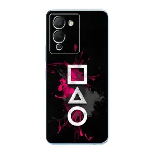 Чехол Гра в кальмара для Infinix Note 12 (G96) (Символы Игра кальмара)