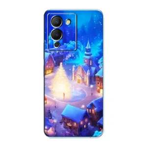 Рождественские Чехлы для Infinix Note 12 (G96) (VPrint) (Рождественский город)