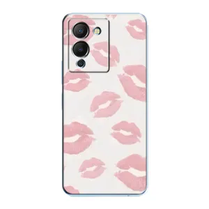 Чехол с розовым рисунком для Infinix Note 12 (G96) (Розовые губы)