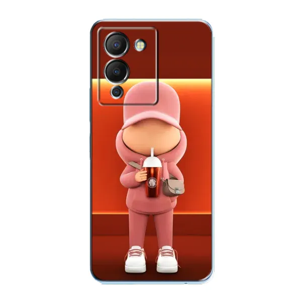 Чехол с принтом «С Кофе» для Infinix Note 12 (G96)