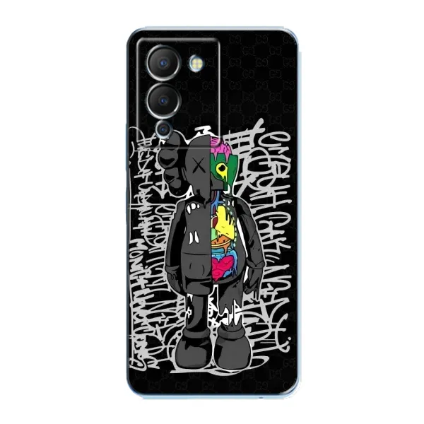 Чехол с принтом «Стиль Bearbrick» для Infinix Note 12 (G96)
