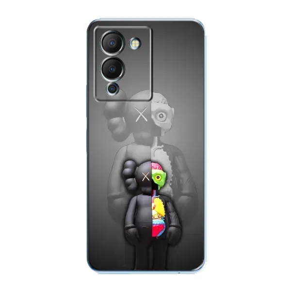 Чехол с принтом «Тело Bearbrick» для Infinix Note 12 (G96)