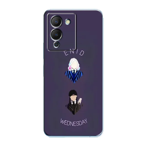 Чехол с принтом «Уэнздей и подруга» для Infinix Note 12 (G96)