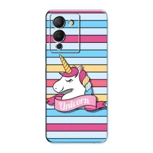 Чехол для Инфиникс Ноут 12 (G96) - (Единорожки - Новинки) (AlphaPrint) (Unicorn)
