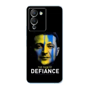 Чехол для Infinix Note 12 (G96) (AlphaPrint - с принтом Зеленского) (В. Зеленский)