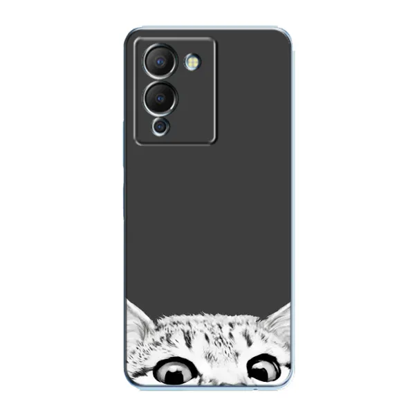 Чохол з принтом «Виглядає котик» для Infinix Note 12 (G96)
