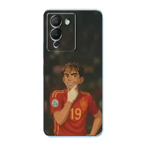 Чехол с футболистом Ламин Ямаль Infinix Note 12 (G96) (Ямаль аниме)