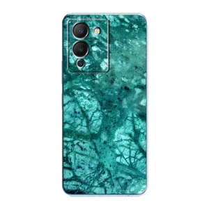 Мраморный чехол на Infinix Note 12 (G96) (VPrint) (Зеленый мрамор)