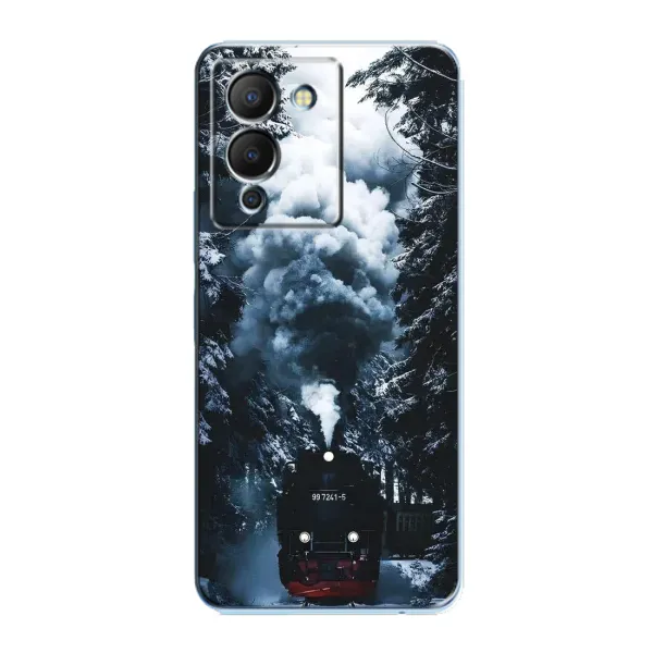 Чехол с принтом «Зимний поезд» для Infinix Note 12 (G96)