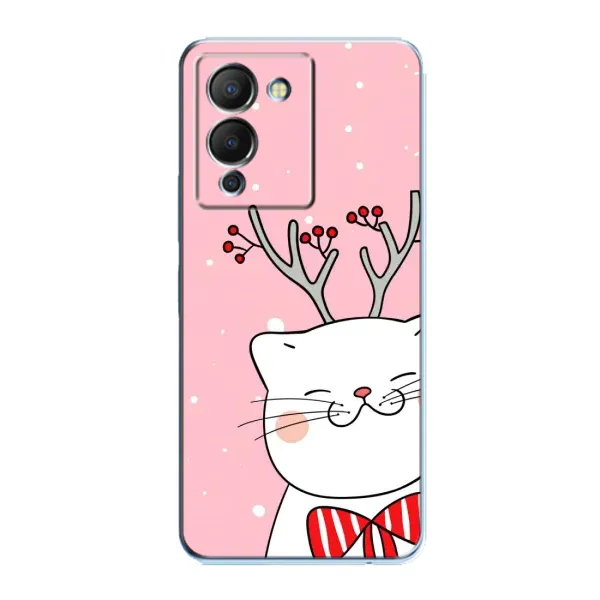 Чехол с принтом «Зимний кот» для Infinix Note 12 (G96)