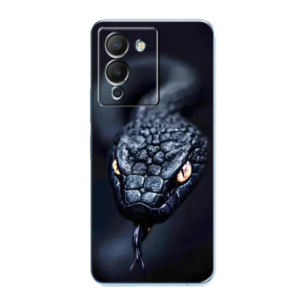 Чохол з принтом «Чорна змія» для Infinix Note 12 (G96)
