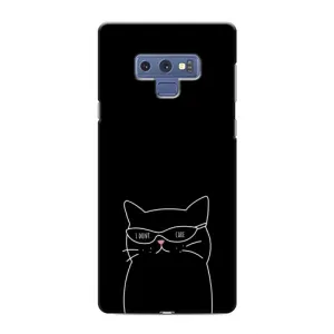 Чехол с принтом «Равнодушный кот» для Samsung Galaxy Note 9
