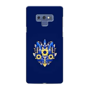 Чохли для Samsung Galaxy Note 9 Укр. Символіка (AlphaPrint) (Квітковий Герб)