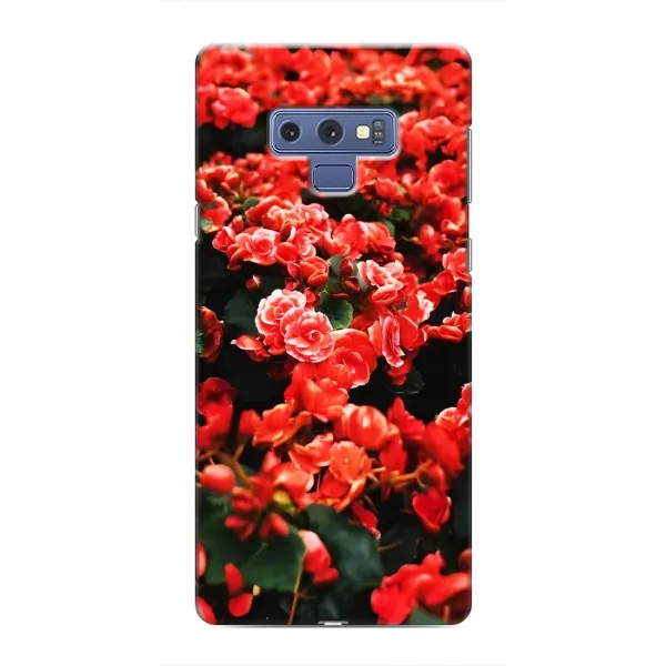 Чехол с принтом «Цветы красные» для Samsung Galaxy Note 9