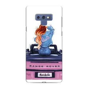 Чехол с печатью для Samsung Galaxy Note 9 - (Мода) (AlphaPrint) (На машине)