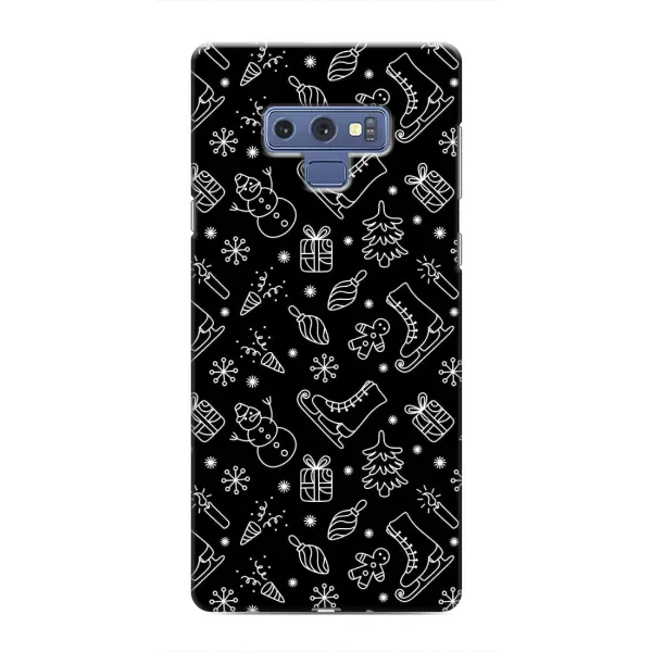 Чохол з принтом «Новорічний фон» для Samsung Galaxy Note 9 Чохол з принтом «Новорічний фон» для Samsung Galaxy Note 9