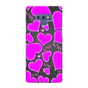 Чехлы для любимой на Самсунг Галакси Ноут 9 (VPrint) (Pink hearts)