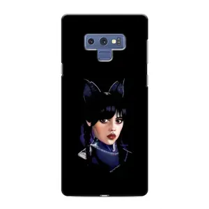 Чехлы Венсдей на Samsung Galaxy Note 9 Уэнсдей (AlphaPrint) (серьезная Уэнздей)
