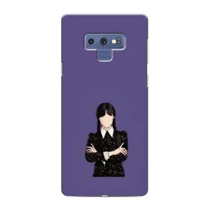 Чехлы Венсдей на Samsung Galaxy Note 9 Уэнсдей (AlphaPrint) (Уэнздей в черном)