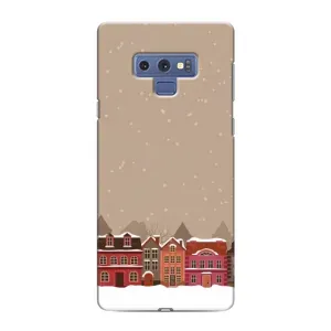Новогодние, Праздничные Чехлы для Samsung Galaxy Note 9 - 2024 год (Зимний город)