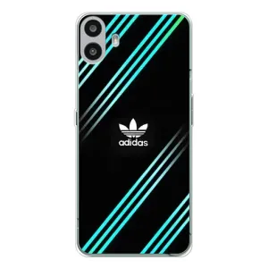 Чохли Адидас для Nothing CMF Phone 1 (AlphaPrint) (Адідас з полосами)