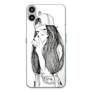 Чохол з друком для Nothing CMF Phone 1 - (Мода) (AlphaPrint) (Фото дівчини)