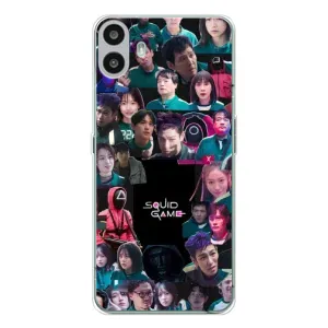 Чохол Гра в кальмара для Nothing CMF Phone 1 (Колаж Гра кальмара)
