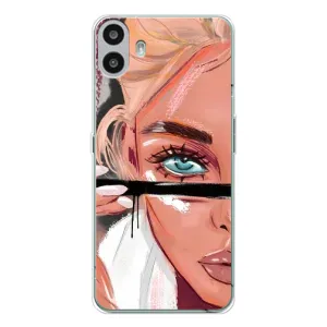 Чохол з друком для Nothing CMF Phone 1 - (Мода) (AlphaPrint) (Макіяж)