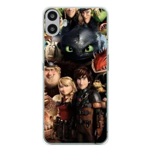 Чохол як приборкати дракона на Nothing CMF Phone 1 (Персонажі дракона)