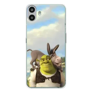 Чохол з мультфільмом Шрек на Nothing CMF Phone 1 (Шрек та Осел)