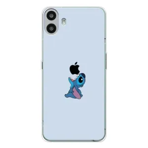 Чохол з принтом Стіч на Nothing CMF Phone 1 (Stitch apple)
