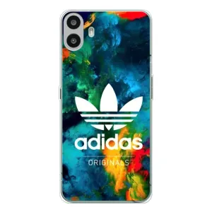 Чохли Адидас для Nothing CMF Phone 1 (AlphaPrint) (Яскравий Адідас)