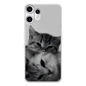 Чехол с принтом «Пара котов» для Nothing CMF Phone 2 Pro