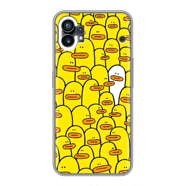 Чехол с принтом «Белая уточка» для Nothing Phone 1 Чехол с принтом «Белая уточка» для Nothing Phone 1