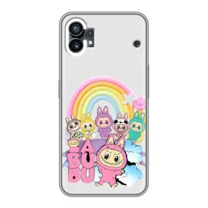 Чехол с принтом «Фон Лабубу» для Nothing Phone 1