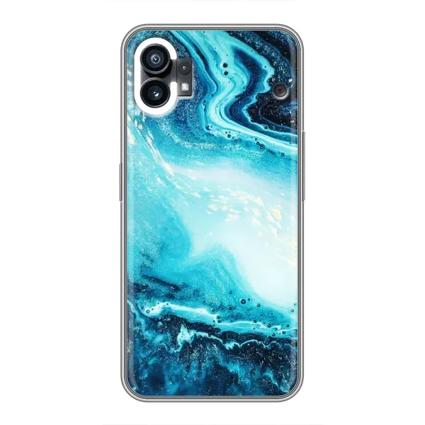 Чохол з принтом «Блакитний мрамор» для Nothing Phone 1