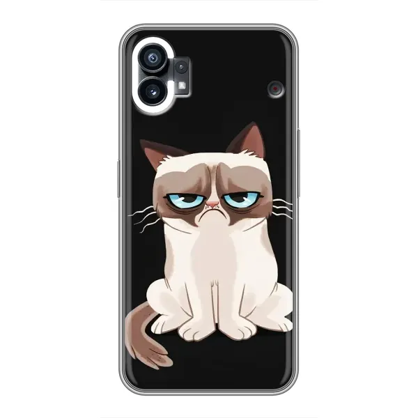 Чехол с принтом «Грустный кот» для Nothing Phone 1 Чехол с принтом «Грустный кот» для Nothing Phone 1