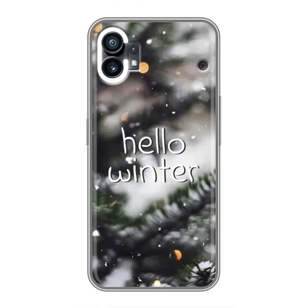 Чехол с принтом «Hello winter» для Nothing Phone 1 Чехол с принтом «Hello winter» для Nothing Phone 1