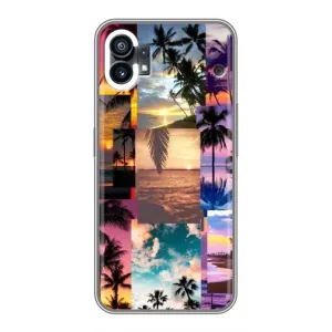 Силиконовый чехол с КАРТИНКАМИ лето для Nothing Phone 1 (AlphaPrint) (Летний отпуск)