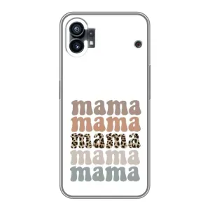 Чохли для мами на Nothing Phone 1 (Текстовий колаж мама)