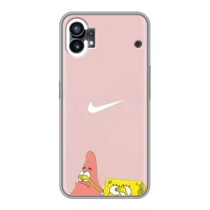 Чохол з принтом «Патрік і Губка» для Nothing Phone 1